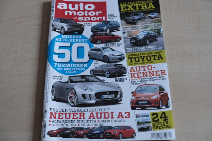 Deckblatt Auto Motor und Sport (17/2012)